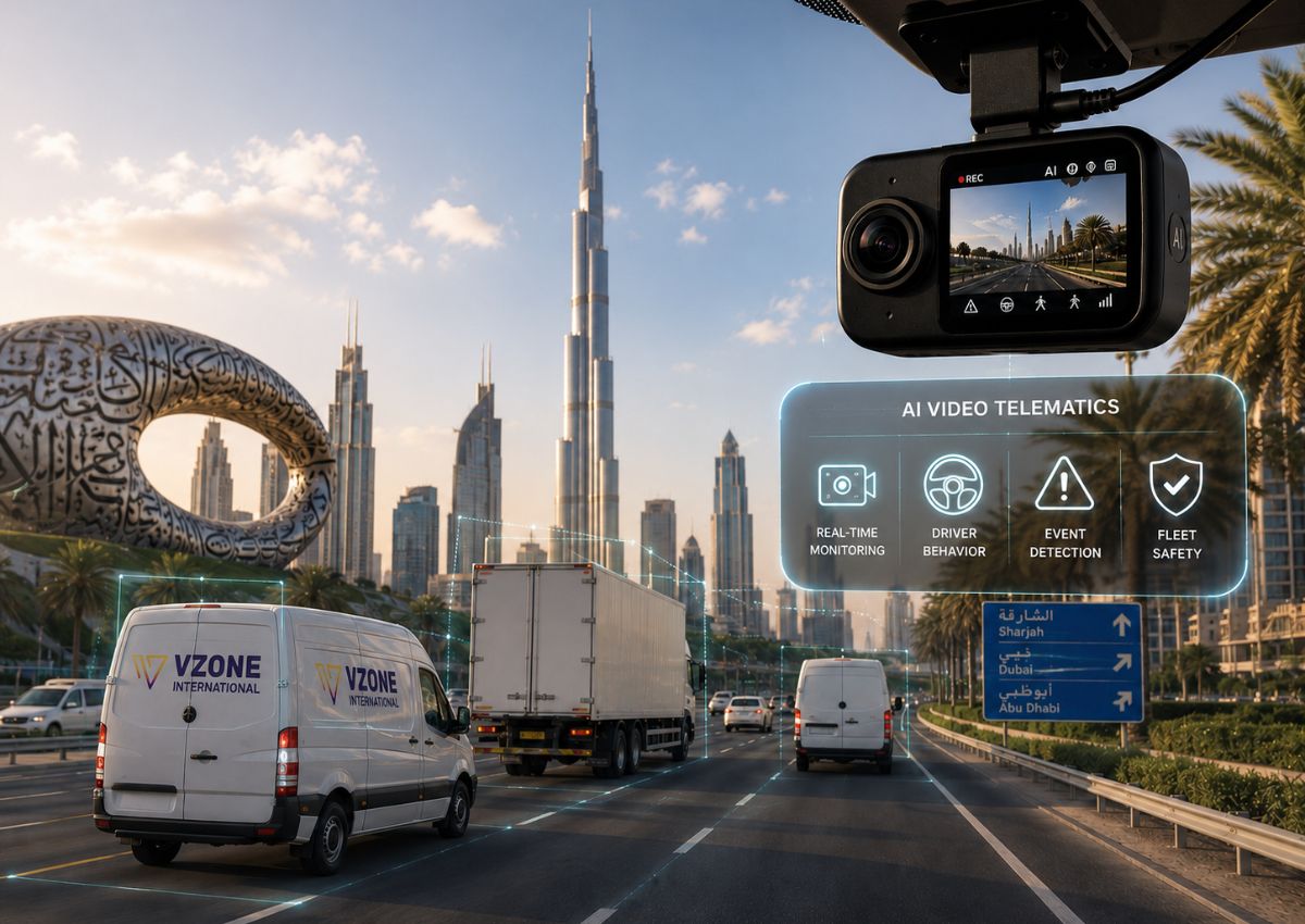 AI Dashcam for Fleet Vehicles in UAE How Video Telematics Improves Safety and Reduces Costs