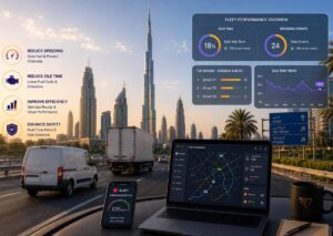 How to Reduce Fleet Idle Time & Speeding in UAE Fleet Manager Guide