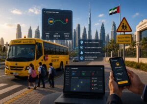 Smart School Bus Tracking System UAE Real-Time Student Safety