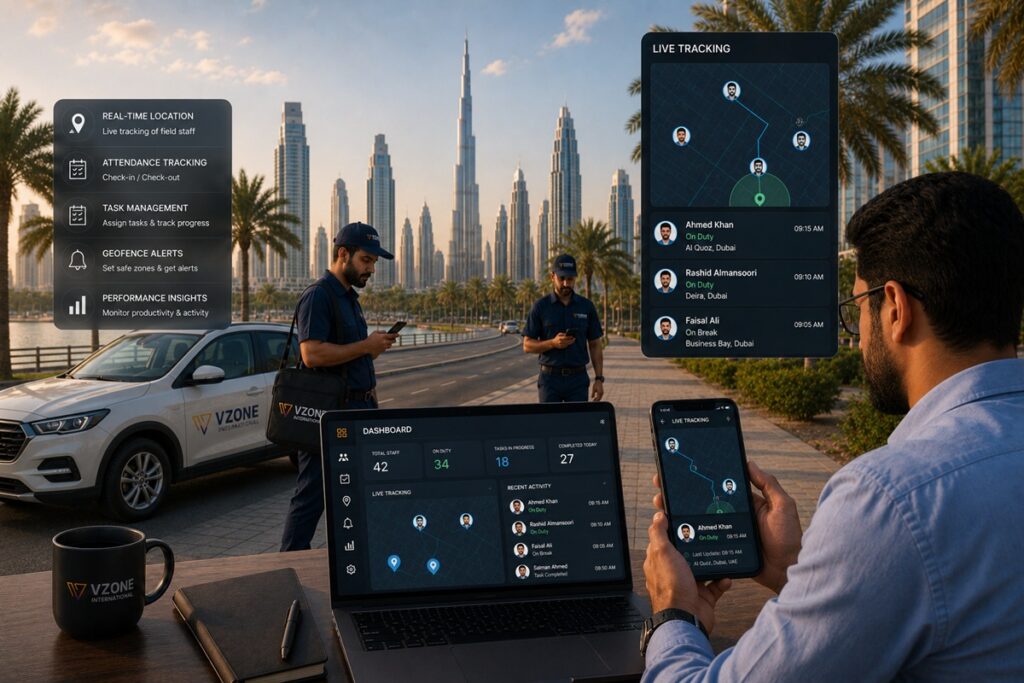 Field Staff and Workforce GPS Tracking UAE - Remote Team Management