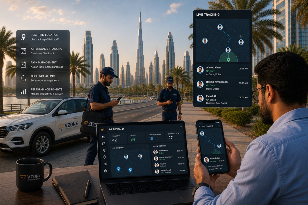 Field Staff and Workforce GPS Tracking UAE - Remote Team Management