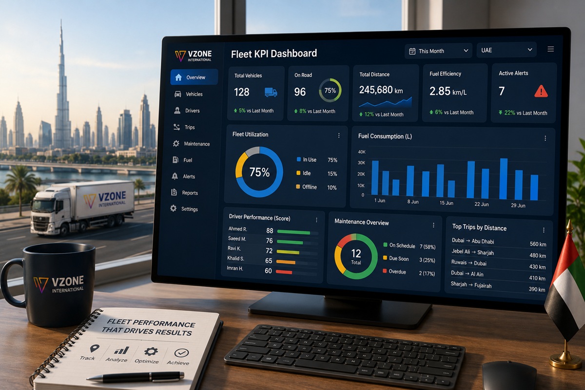 How to Build a Fleet KPI Dashboard for Managers in UAE