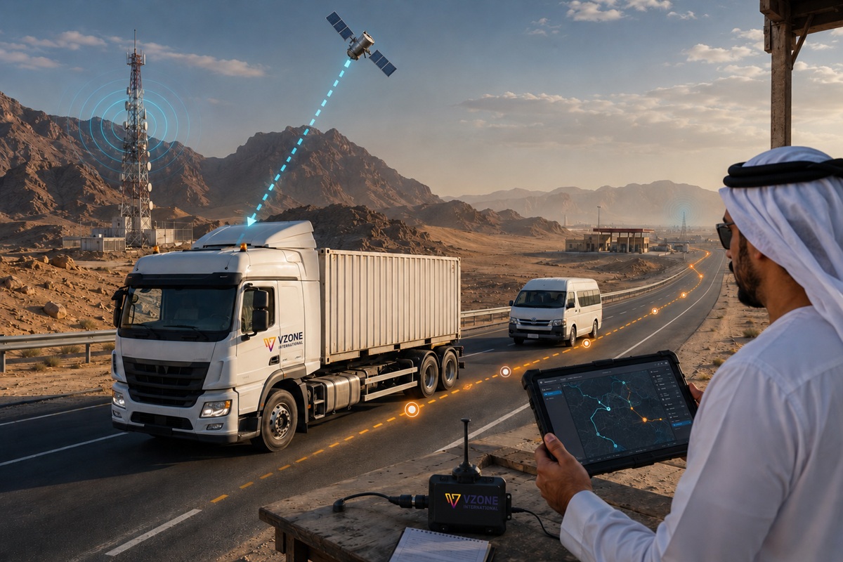 GPS Fleet Tracking for Remote Areas in GCC - Coverage and Solutions