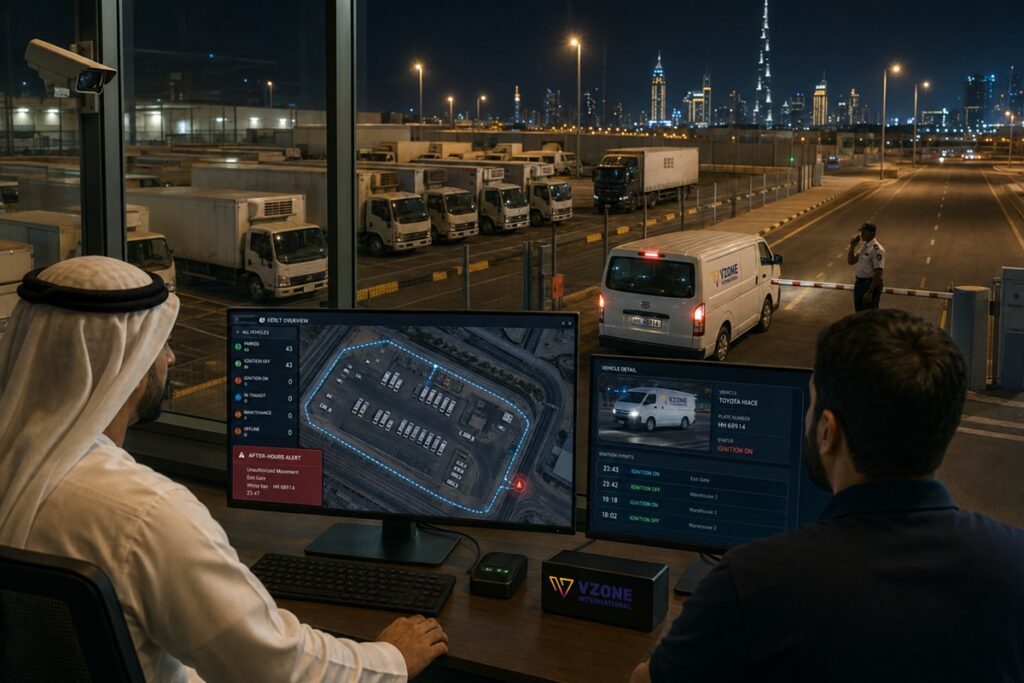 After-Hours Vehicle Tracking - Protecting Your UAE Fleet 24x7