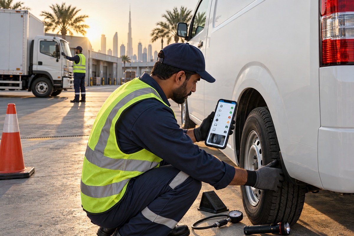 Vehicle Inspection App for Fleet Drivers - Daily Check Best Practices in UAE